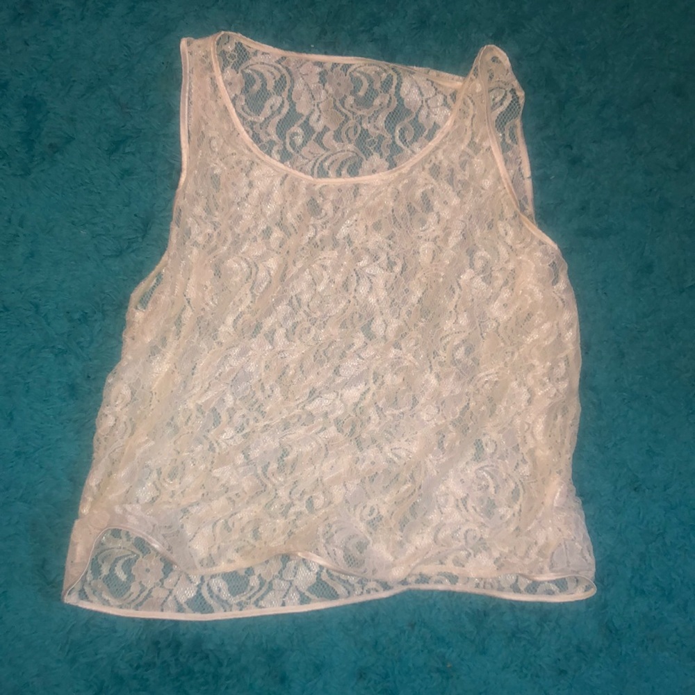 American apparel lace top